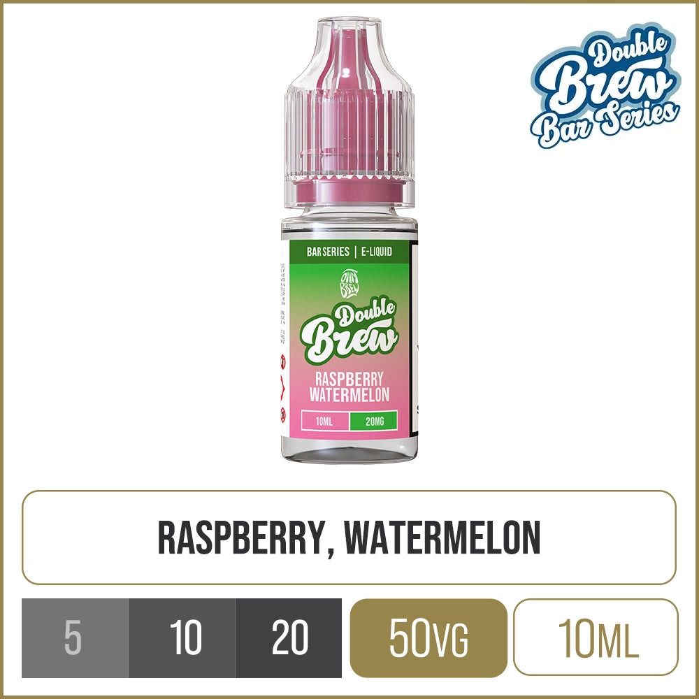 Raspberry Watermelon Double Brew Bar Series E-Liquid 10ml