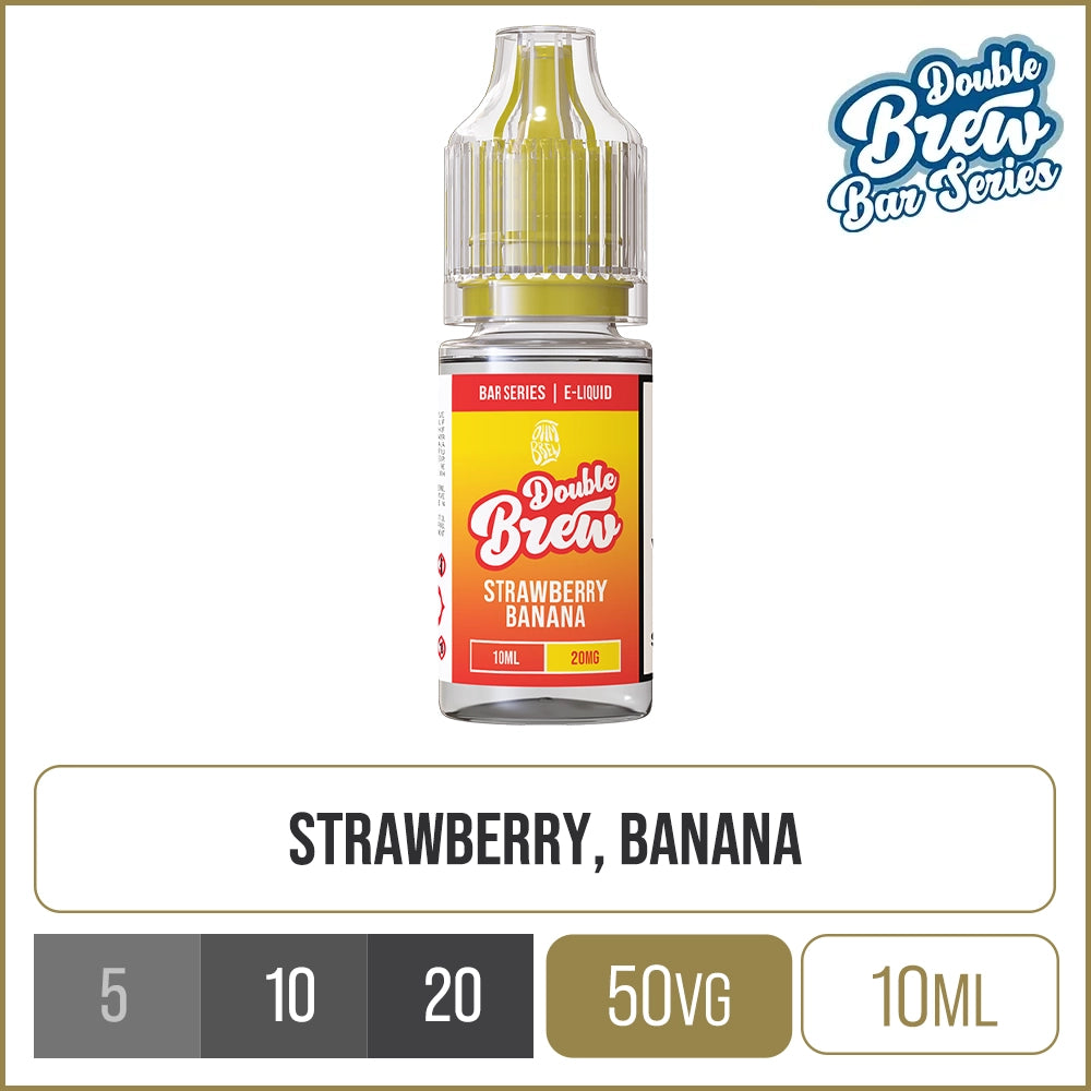 Strawberry Banana Double Brew Bar Series E-Liquid 10ml