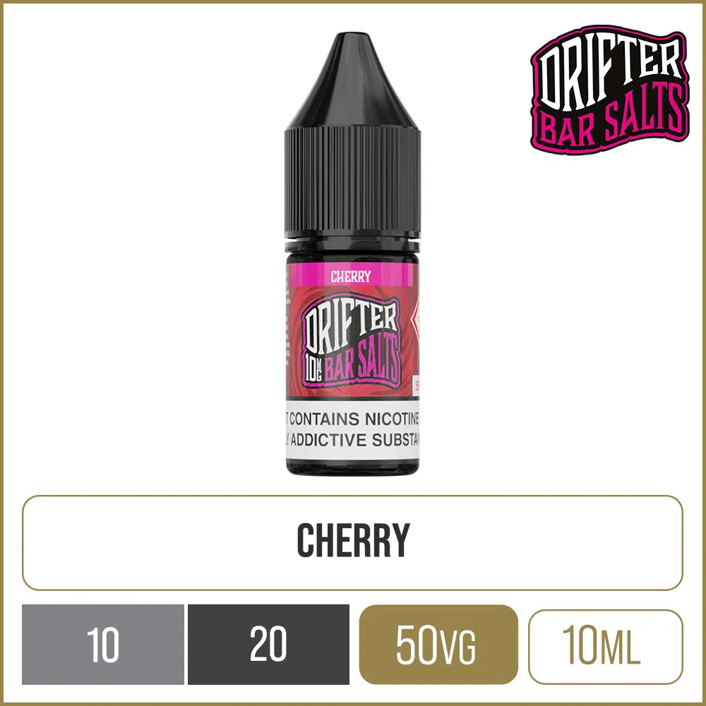 Drifter Bar Salts Cherry E-Liquid 10ml