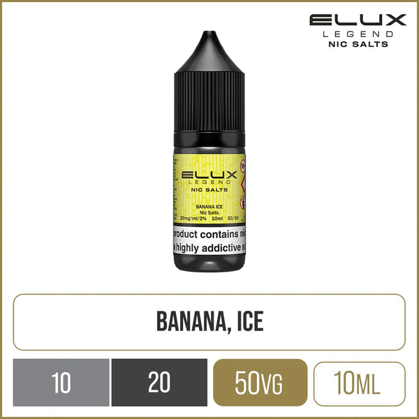 Buy Banana Ice ELUX Legend Nic Salts E-Liquids