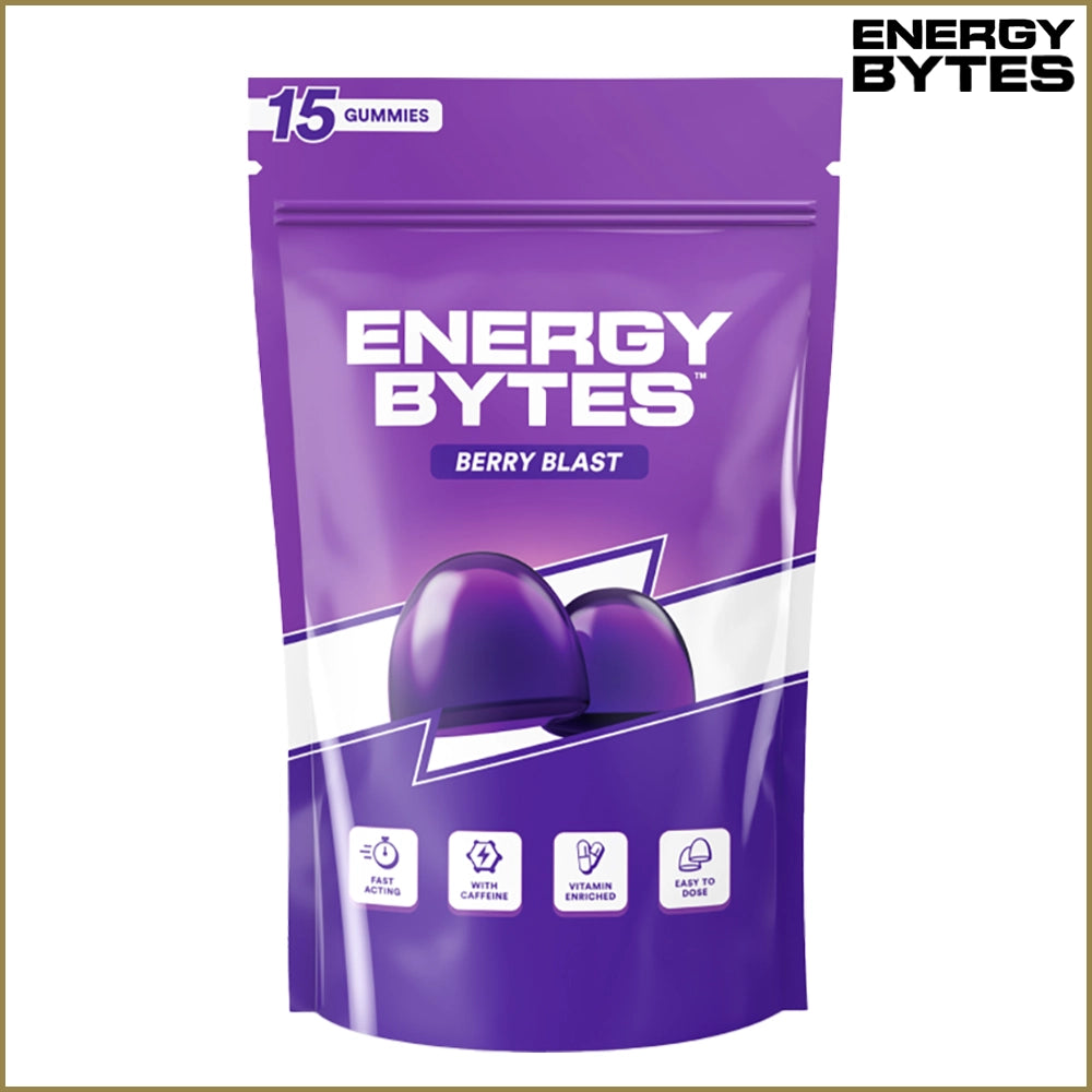 Berry Blast Energy Bytes Caffeine Gummies 15 Pack