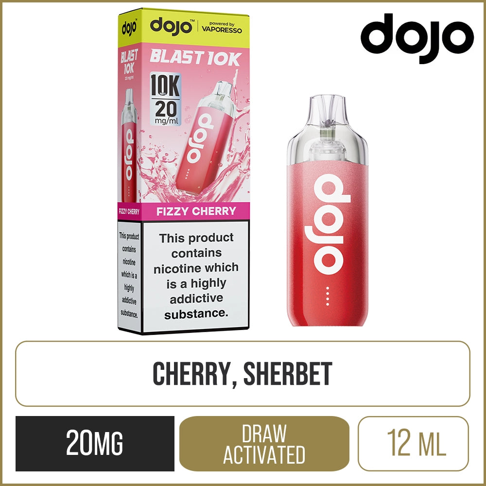 DOJO Blast 10K Fizzy Cherry Pod Vape Kit 10ml