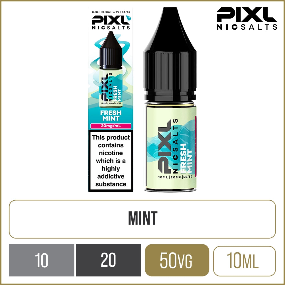 Fresh Mint PIXL Nic Salts E-Liquid 10ml