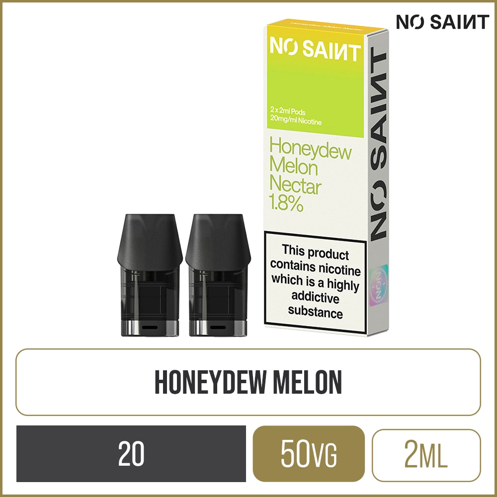 Honeydew Melon Nectar NO SAINT Pod 2 Pack
