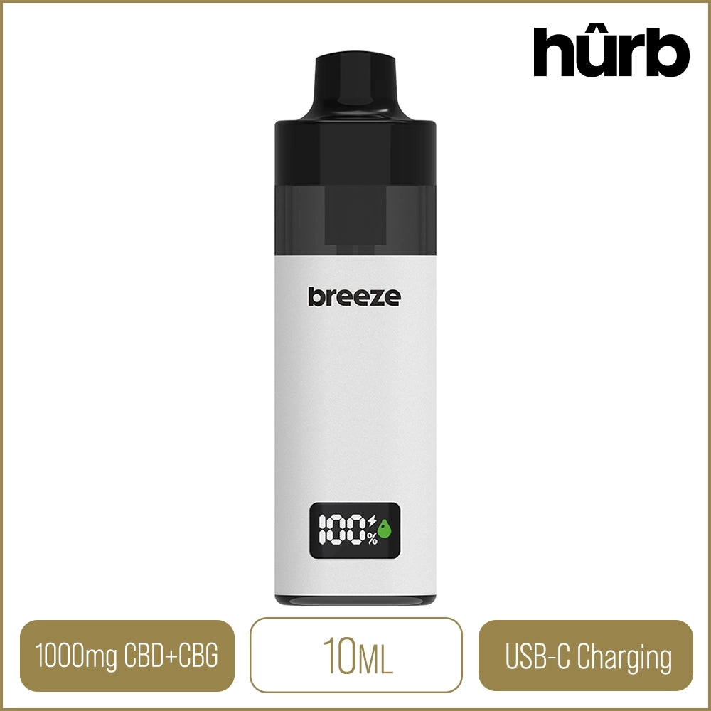 Hûrb Breeze 1000mg CBD + CBG Pod Vape Kit 10ml