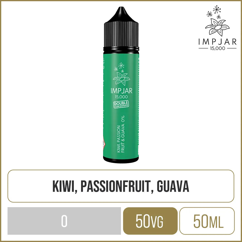 Imp Jar 15,000 Kiwi Passionfruit & Guava E-Liquid 50ml