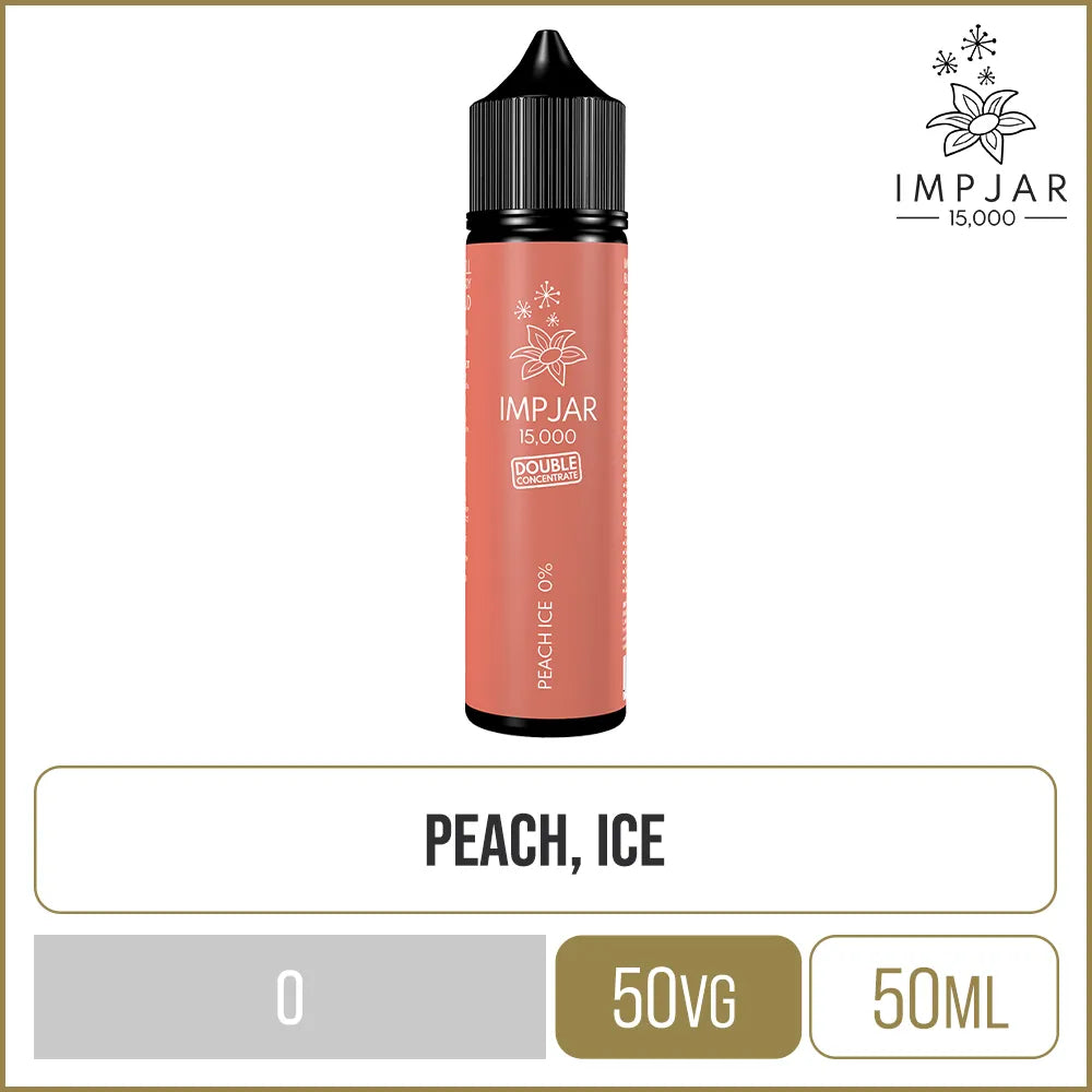 Imp Jar 15,000 Peach Ice E-Liquid 50ml