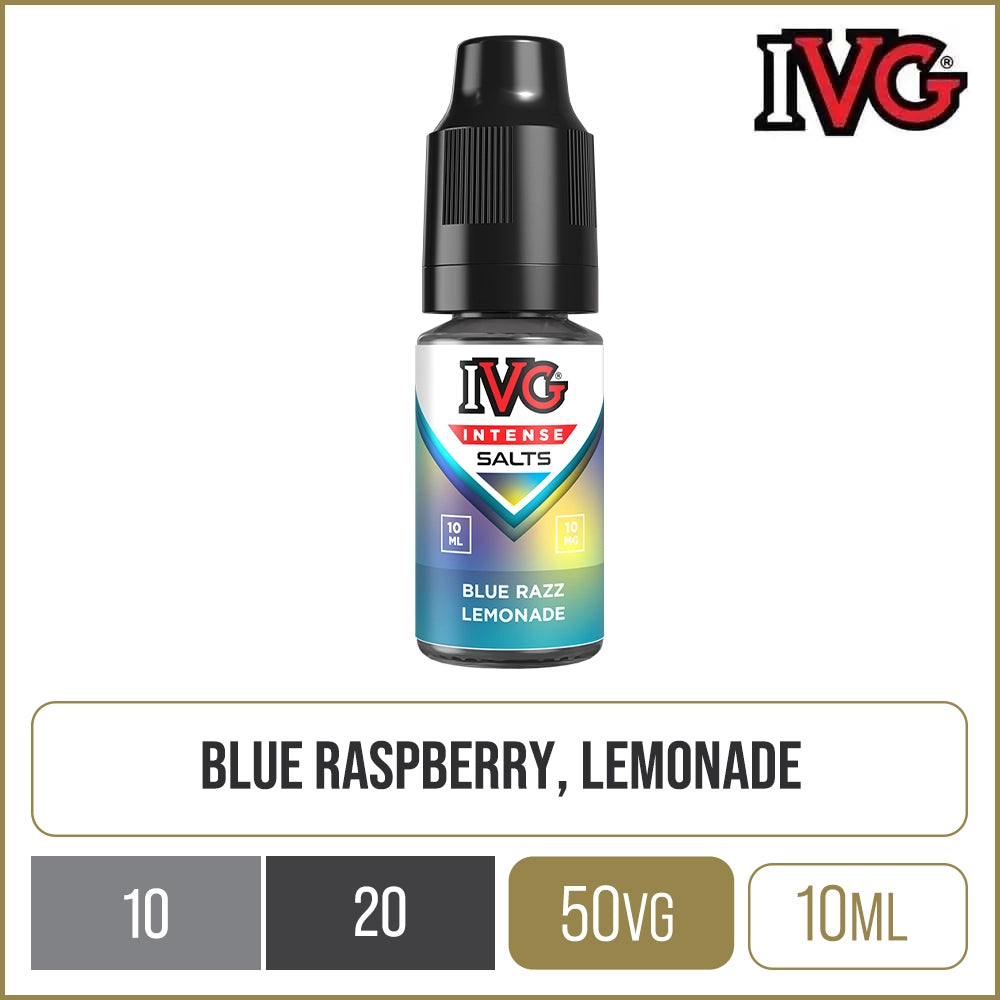 IVG Intense Salts Blue Razz Lemonade E-Liquid 10ml