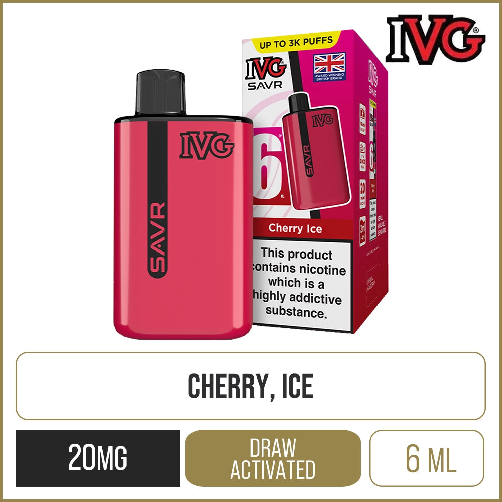 IVG SAVR Cherry Ice Pod Vape Kit 6ml