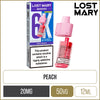 Juicy Peach Lost Mary BM6000 Pod & Refill 12ml