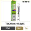 Kiwi Passion Fruit Guava SKE Crystal Bar Pod 2ml