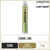 Lemon Lime Hawcos x Lost Mary Crystal Pro Pod Vape Kit 2ml