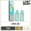 Lemon Lime Lost Mary BM600 Pods 2 Pack