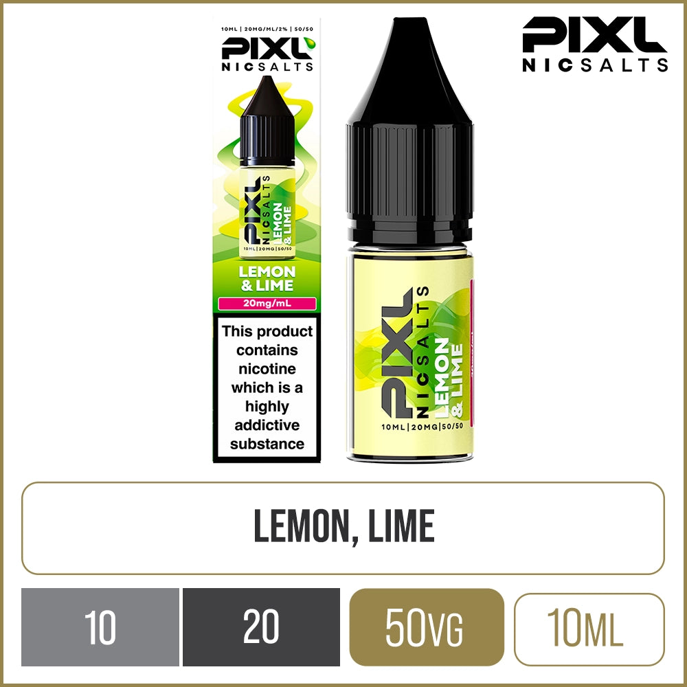 Lemon & Lime PIXL Nic Salts E-Liquid 10ml