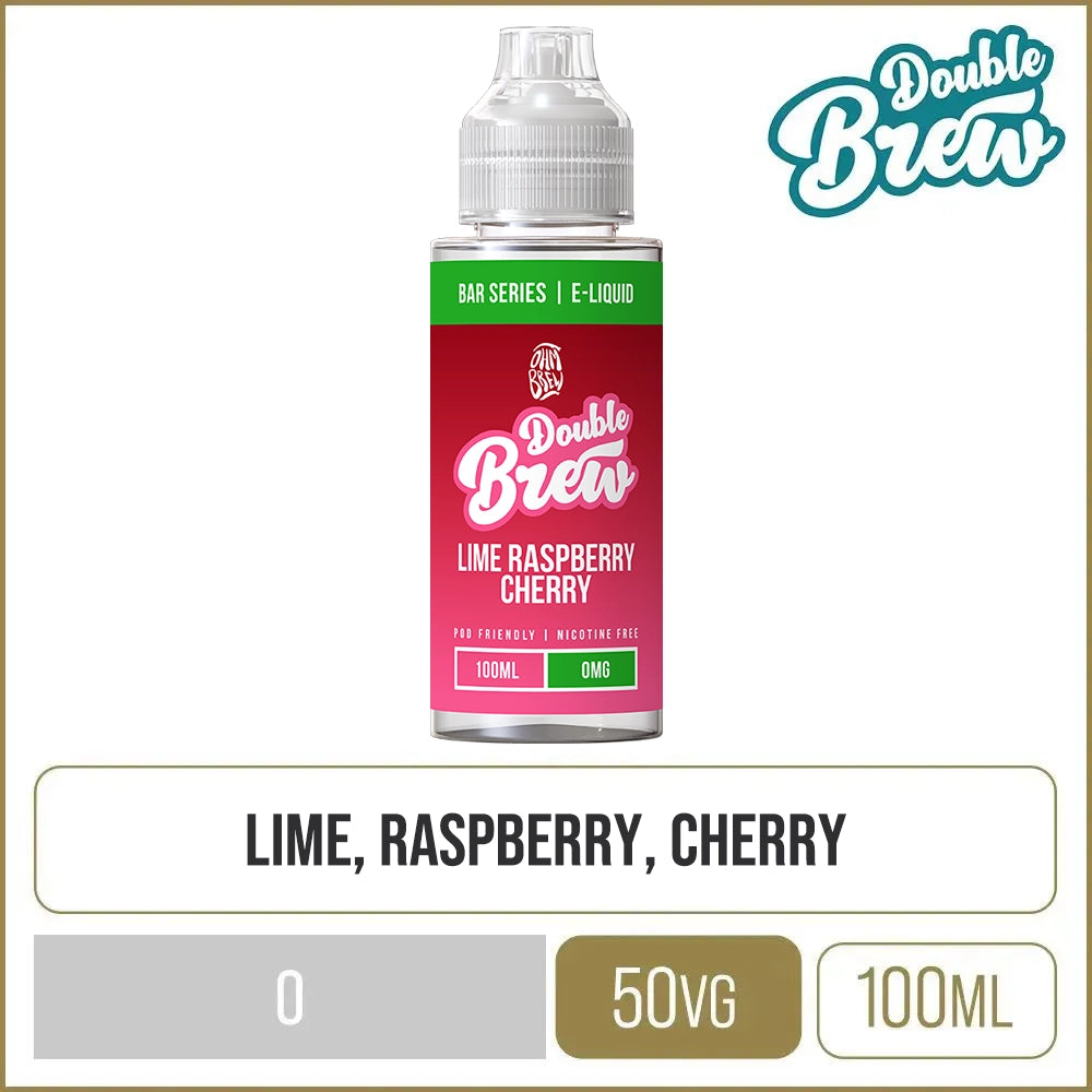 Lime Raspberry Cherry Double Brew E-Liquid 100ml
