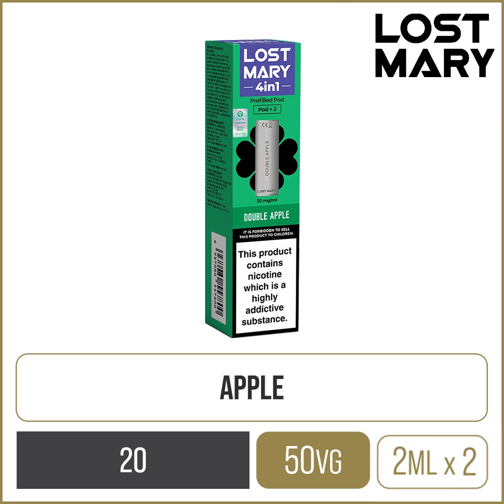 Buy Double Apple Lost Mary 4in1 Pods Online