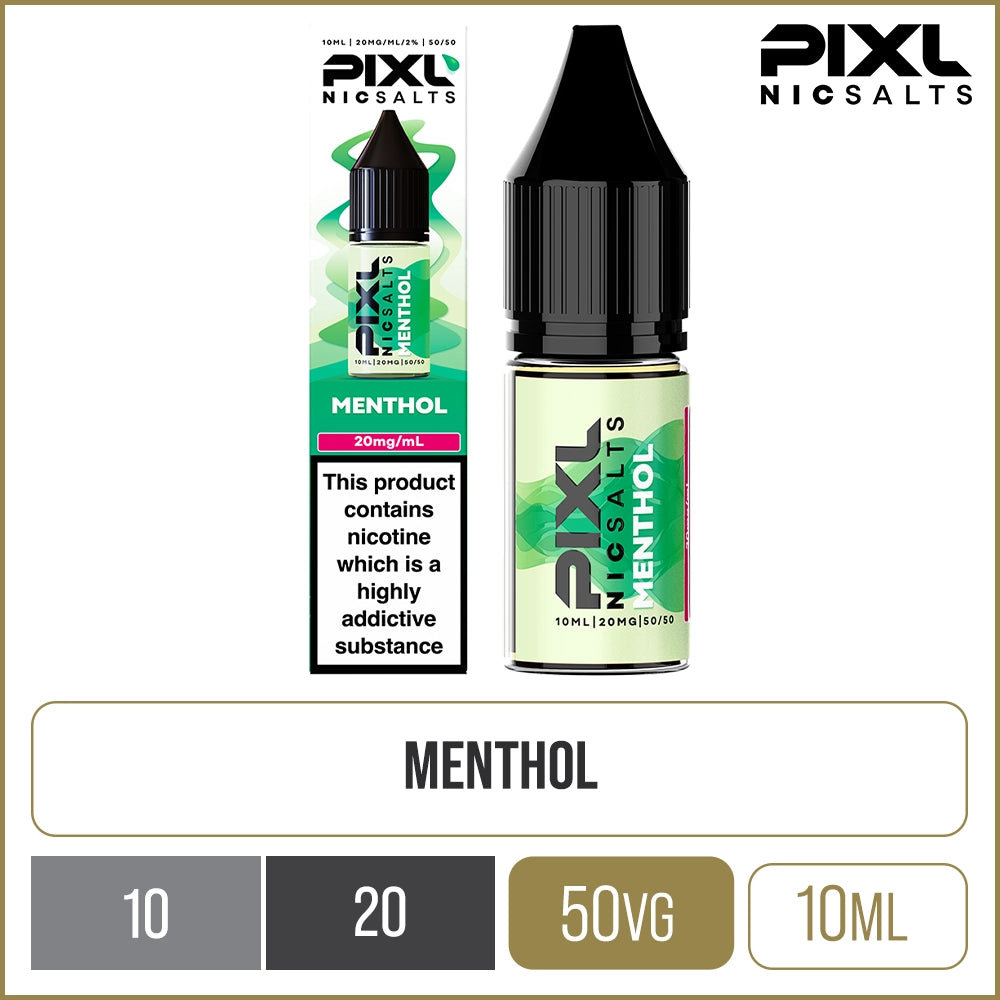 Menthol PIXL Nic Salts E-Liquid 10ml