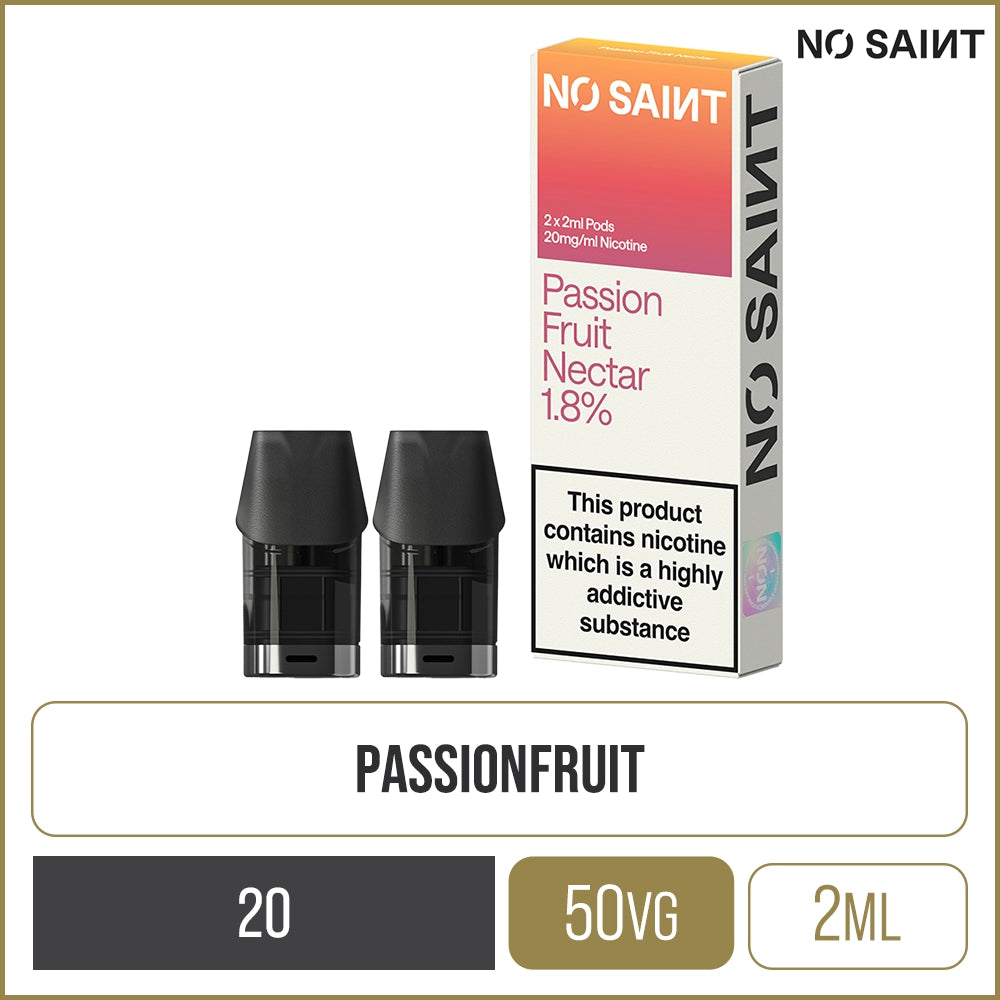 Passion Fruit Nectar NO SAINT Pod 2 Pack