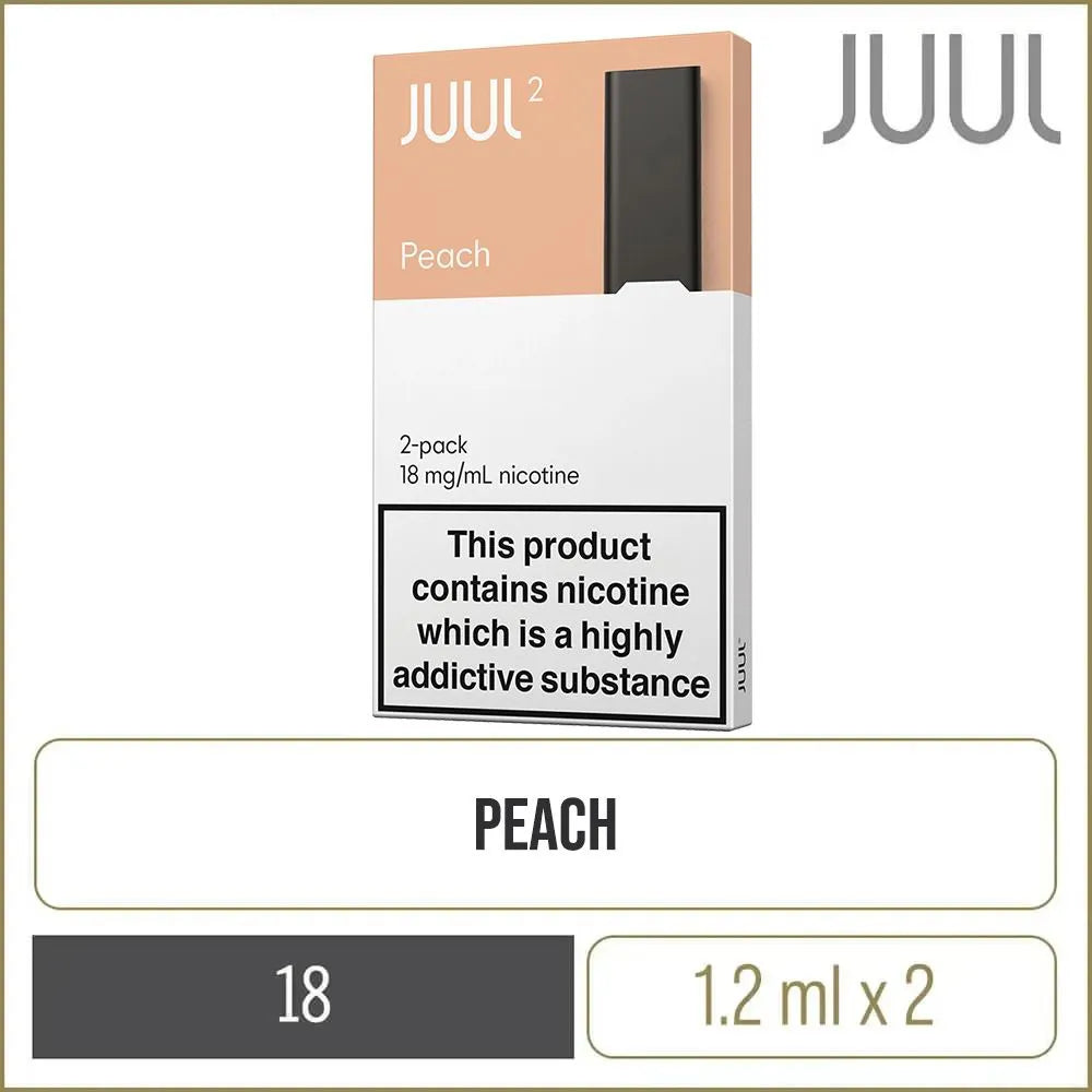 Peach JUUL2 Pod 2 Pack