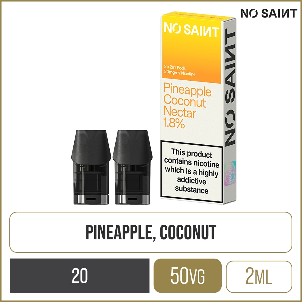 Pineapple Coconut Nectar NO SAINT Pod 2 Pack