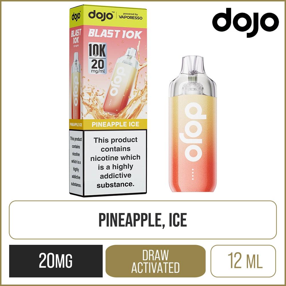 DOJO Blast 10K Pineapple Ice Pod Vape Kit 10ml