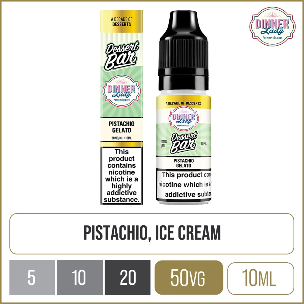 Pistachio Gelato Dinner Lady Dessert Bar E-Liquid 10ml