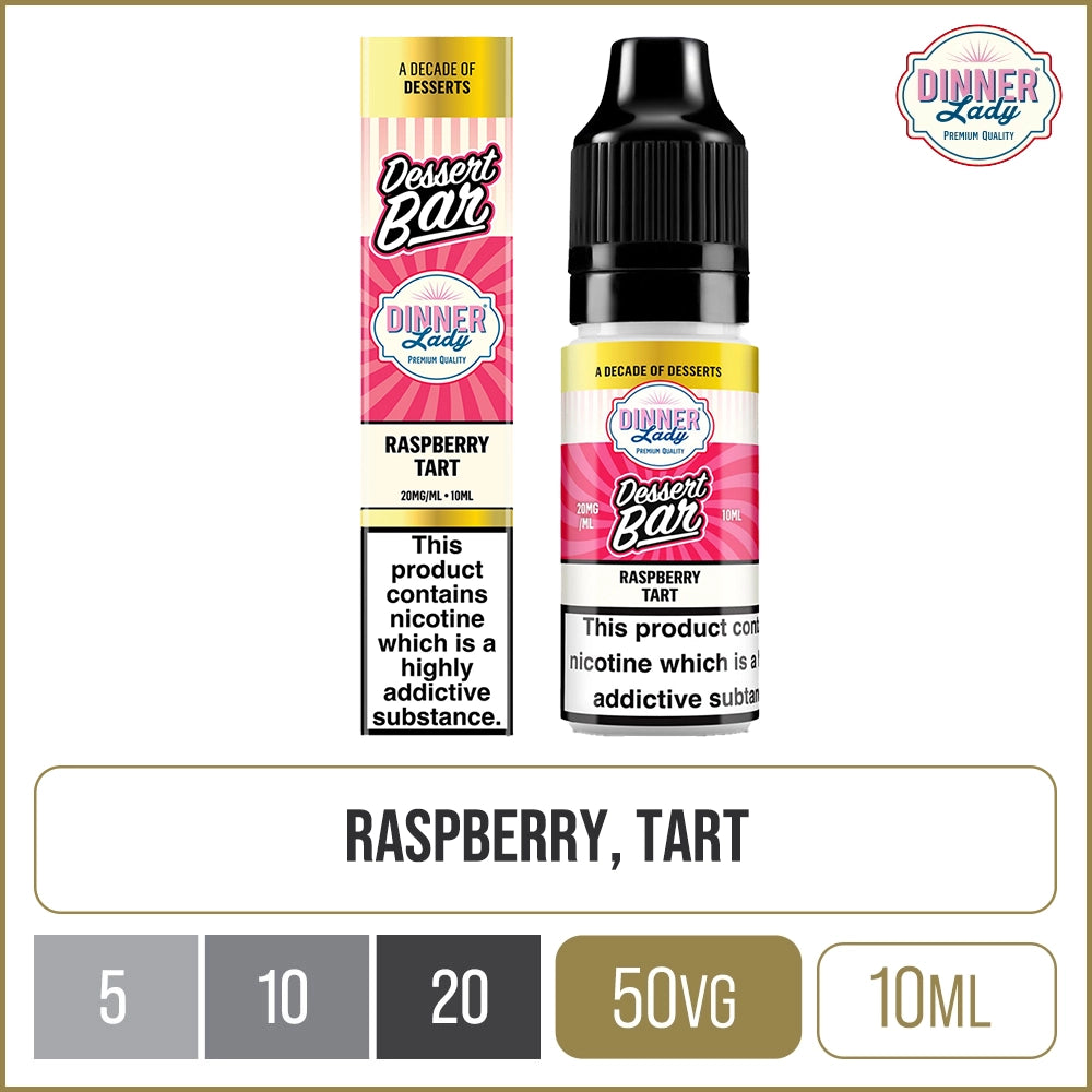 Raspberry Tart Dinner Lady Dessert Bar E-Liquid 10ml