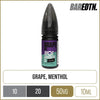 Riot BAR EDTN Grape Ice E-Liquid 10ml