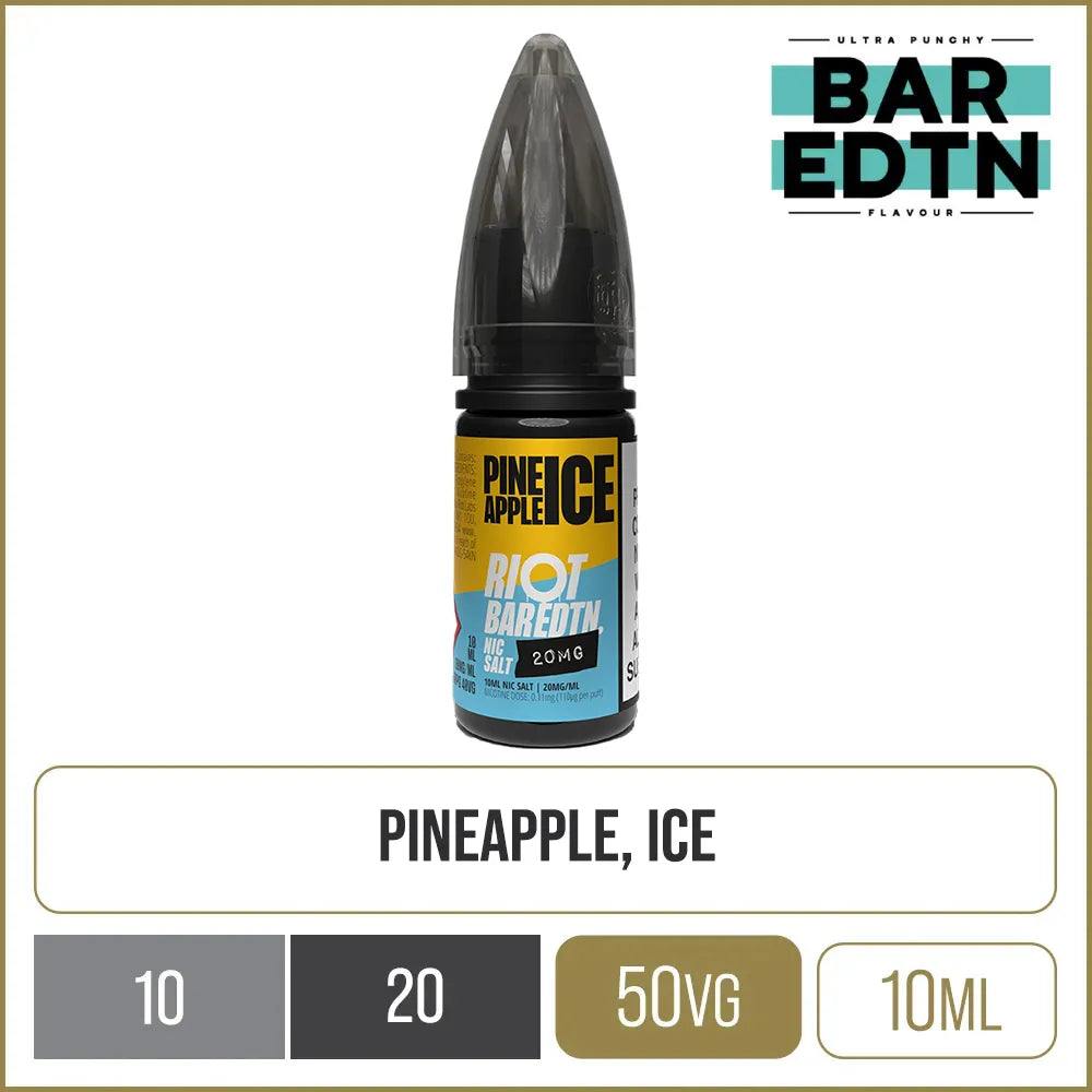 Riot BAR EDTN Pineapple Ice E-Liquid 10ml