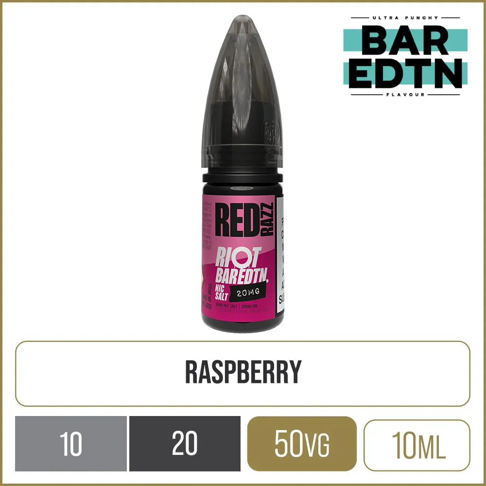 Riot BAR EDTN Red Razz E-Liquid 10ml