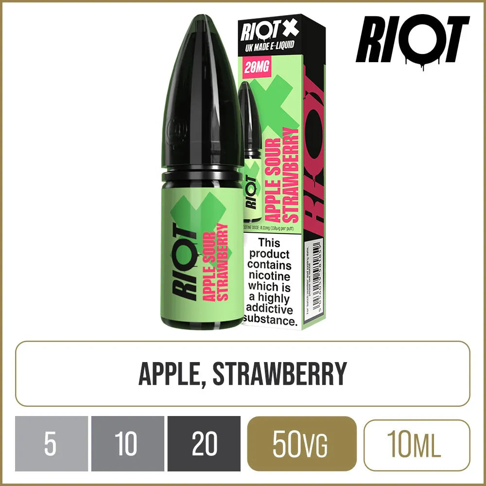 Apple Sour Strawberry Riot X E-Liquid 10ml
