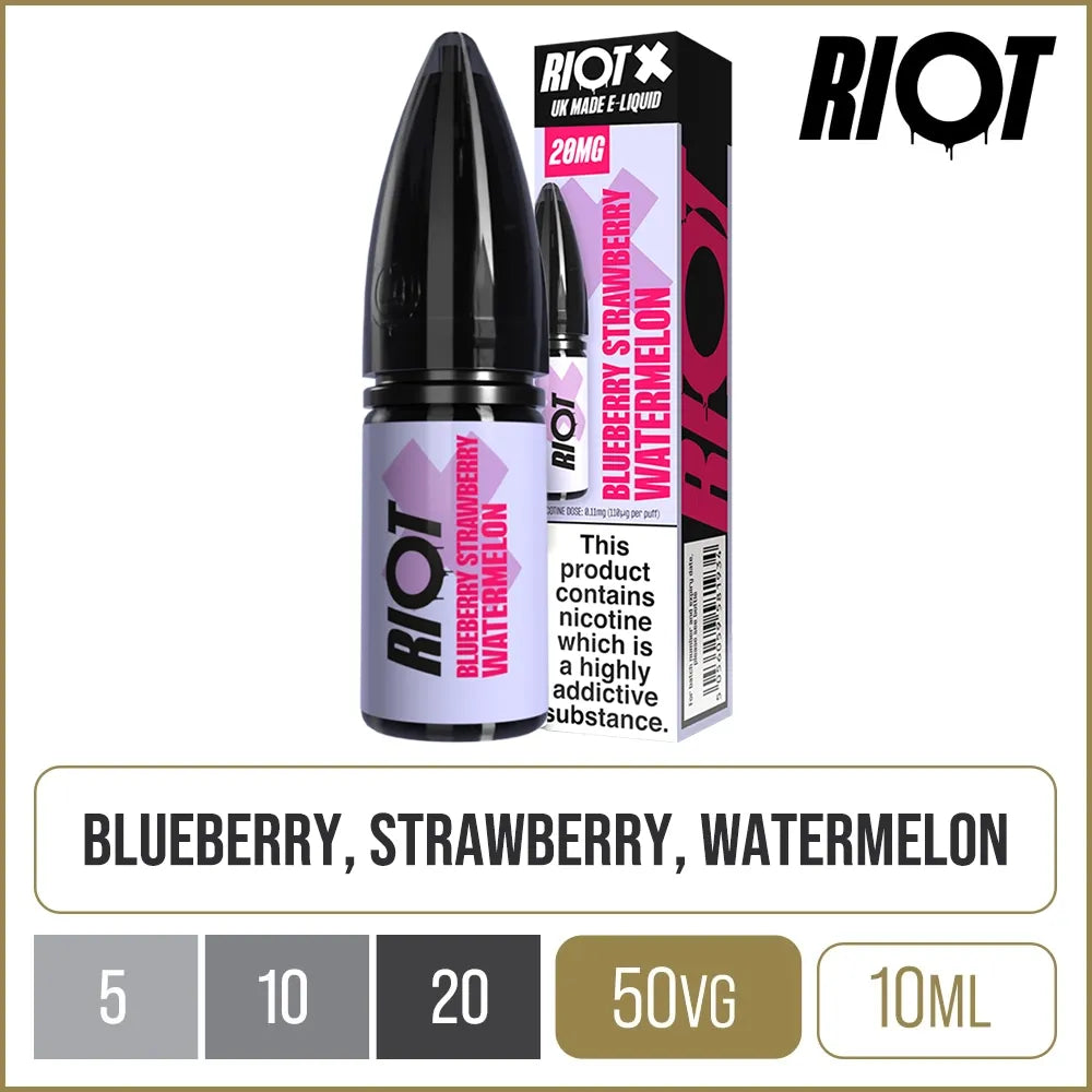 Blueberry Strawberry Watermelon Riot X E-Liquid 10ml