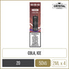 SKE Crystal 2400 4in1 Cola Ice Pods 4 Pack