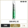 Sour Apple Ice SKE Crystal Bar Pod Vape Kit 2ml