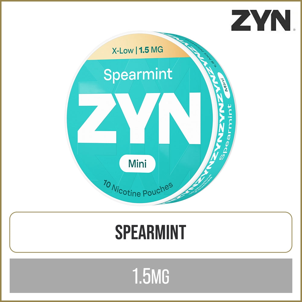 Spearmint ZYN X-Low Mini Nicotine Pouches 10 Pack