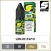 Strapped Salts Reloaded Sour Apple E-Liquid 10ml