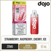 DOJO Blast 10K Straw-Raspberry Cherry Ice Pod Vape Kit 10ml