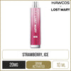 Strawberry Ice Hawcos x Lost Mary Pro Max 7000 Pod Vape Kit 10ml