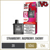 Strawberry Raspberry Cherry IVG Smart Max Pod & Refill 12ml