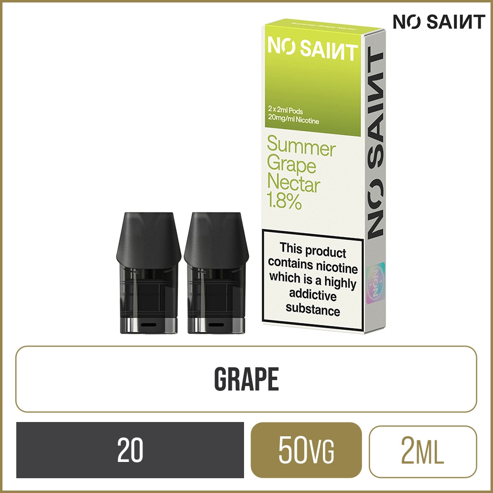 Summer Grape Nectar NO SAINT Pod 2 Pack