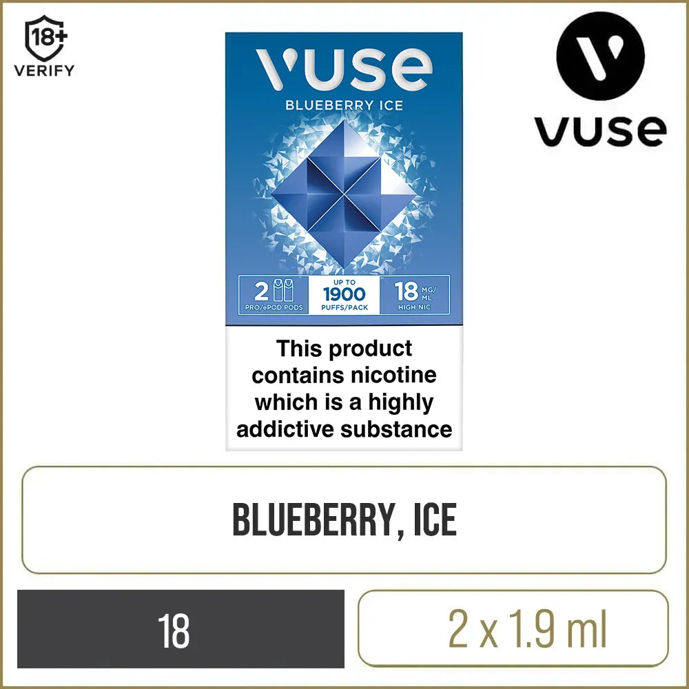 Vuse Blueberry Ice Pod 2 Pack