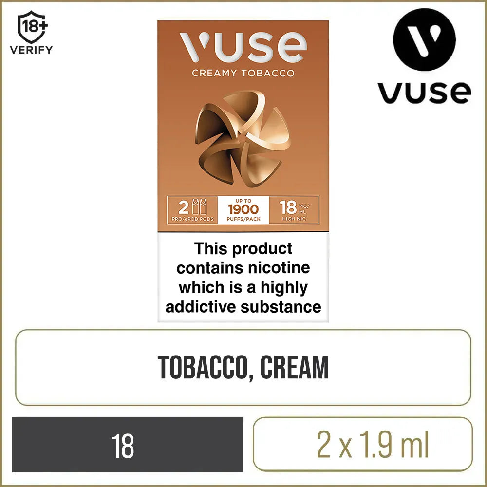 vuse go 500 puffs Buy Vuse Creamy Tobacco Vape Pods