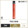 Vuse GO 700 Creamy Peach Disposable Vape