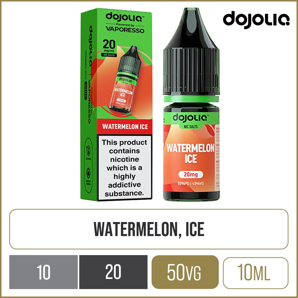 Watermelon Ice DOJOLIQ Nic Salts By Vaporesso E-Liquid 10ml