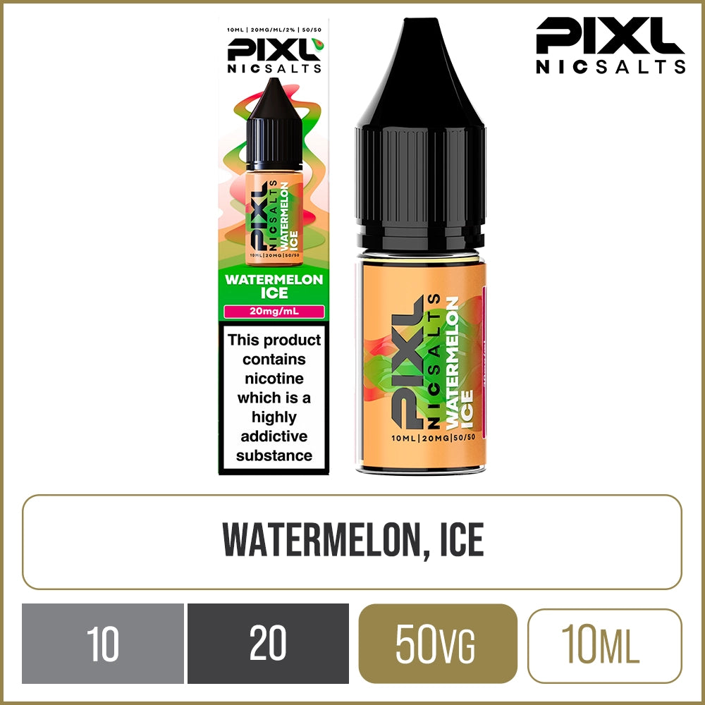 Watermelon Ice PIXL Nic Salts E-Liquid 10ml