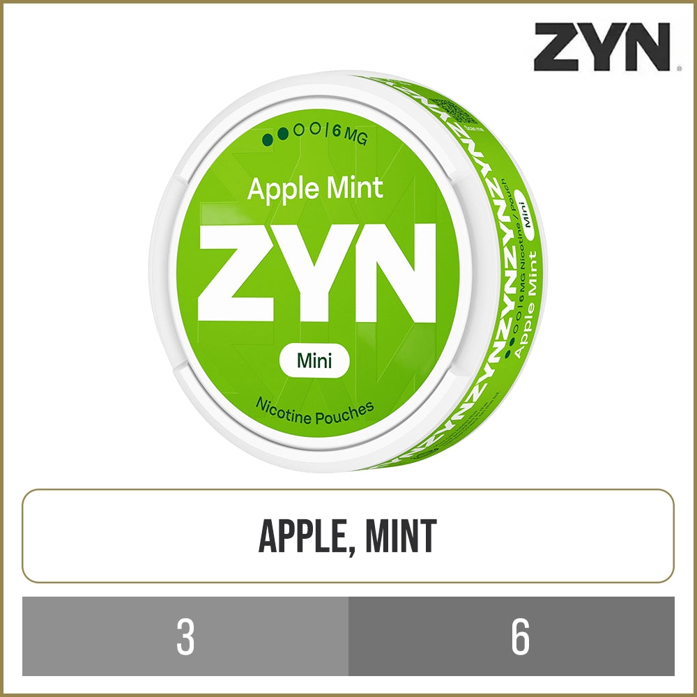 Apple Mint ZYN Mini Nicotine Pouches 20 Pack
