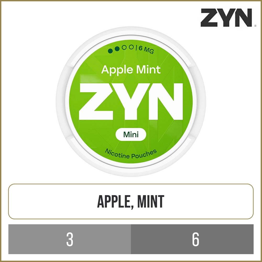Apple Mint ZYN Mini Nicotine Pouches 20 Pack