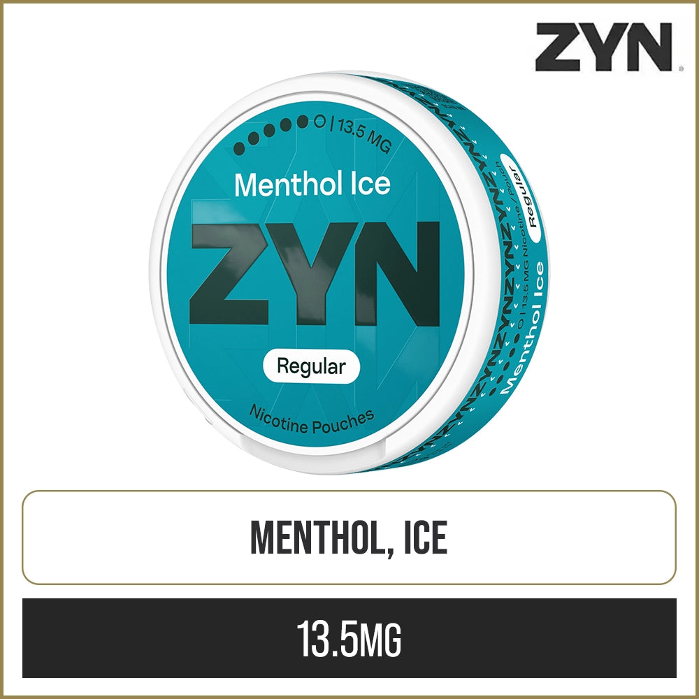 Menthol Ice ZYN Regular Nicotine Pouches 21 Pack