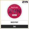 ZYN Red Fruits Regular Nicotine Pouches 21 Pack