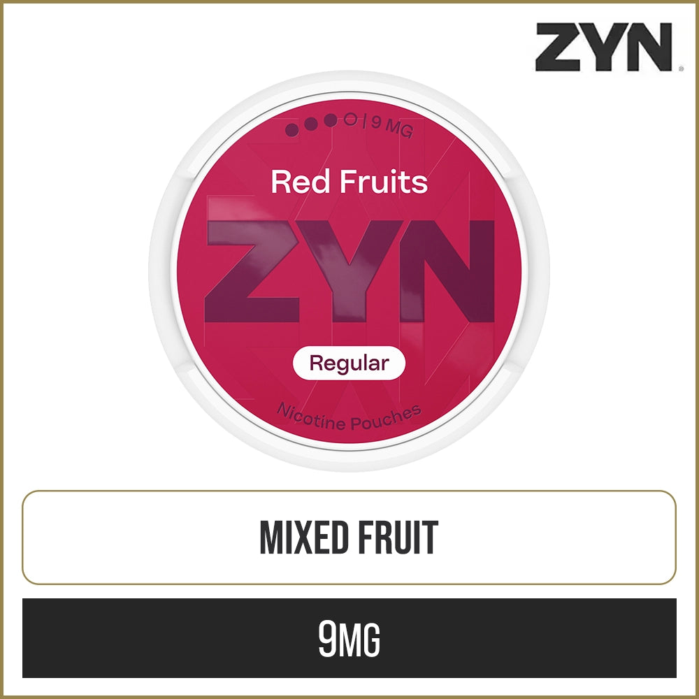 Red Fruits ZYN Regular Nicotine Pouches 21 Pack